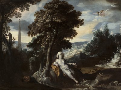 Hagar and Ishmael by Antonio Castillo